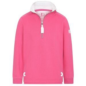 Lazy Jacks Girls Quarter Zip Sweatshirt / Sorbet